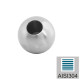 Zaślepka kulista ze stali nierdzewnej AISI 304 do wypełnień balustrad, szlifowana