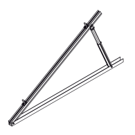 Trójkąt regulowany TMS 30°-60°. uchwyt - zestaw