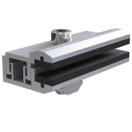 Zacisk końcowy TEC do bezramowych paneli fotowoltaicznych z podwójnymi szybami