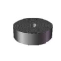 Taśma EPDM czarna samoprzylepna 3x20x5000mm