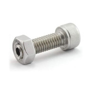 Nierdzewna śruba M8x25 z nakrętką