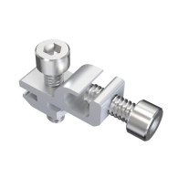 Zacisk uziemiający dla 2 kabli