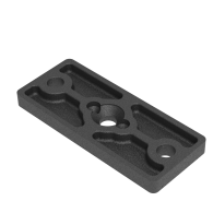 Nierdzewna płyta do kotwienia słupka 50x60 R7016