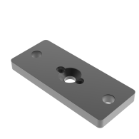 Nierdzewna płyta do kotwienia słupka 50x60 R7016