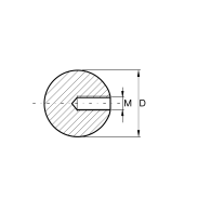 Nierdzewny korek - kulka