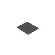 Aluminiowa zaślepka słupka 70x70 R7016