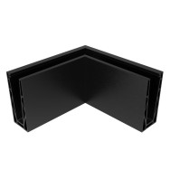 Balustrada-klakson wykonana w całości ze szkła. kotwienie górne profilowane