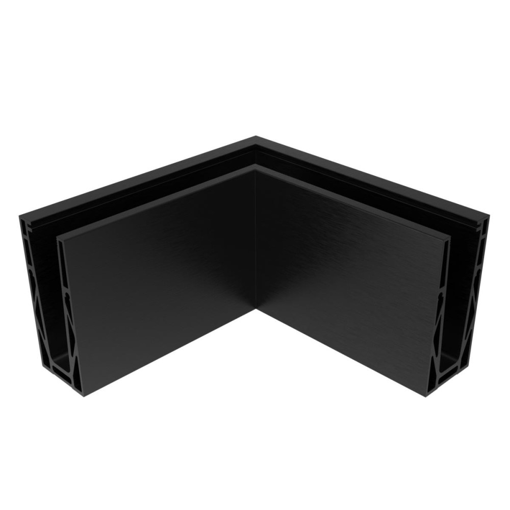 Balustrada-klakson wykonana w całości ze szkła. kotwienie górne profilowane