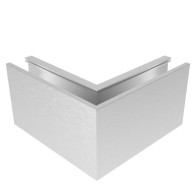 Balustrada-klakson wykonana w całości ze szkła. kotwienie górne profilowane