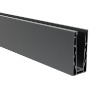 Kotwienie górne o profilu Balustrada całoszklana