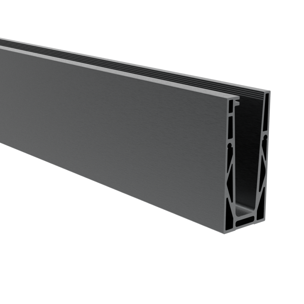 Kotwienie górne o profilu Balustrada całoszklana