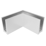 Balustrada-klakson wykonana w całości ze szkła. kotwienie górne profilowane