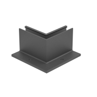 Balustrada-klakson wykonana w całości ze szkła. kotwienie górne profilowane