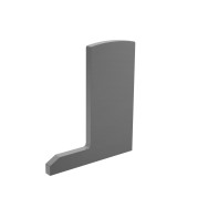 Płyta zaślepiająca do profilu AL/0006-ECO-RAL 7016