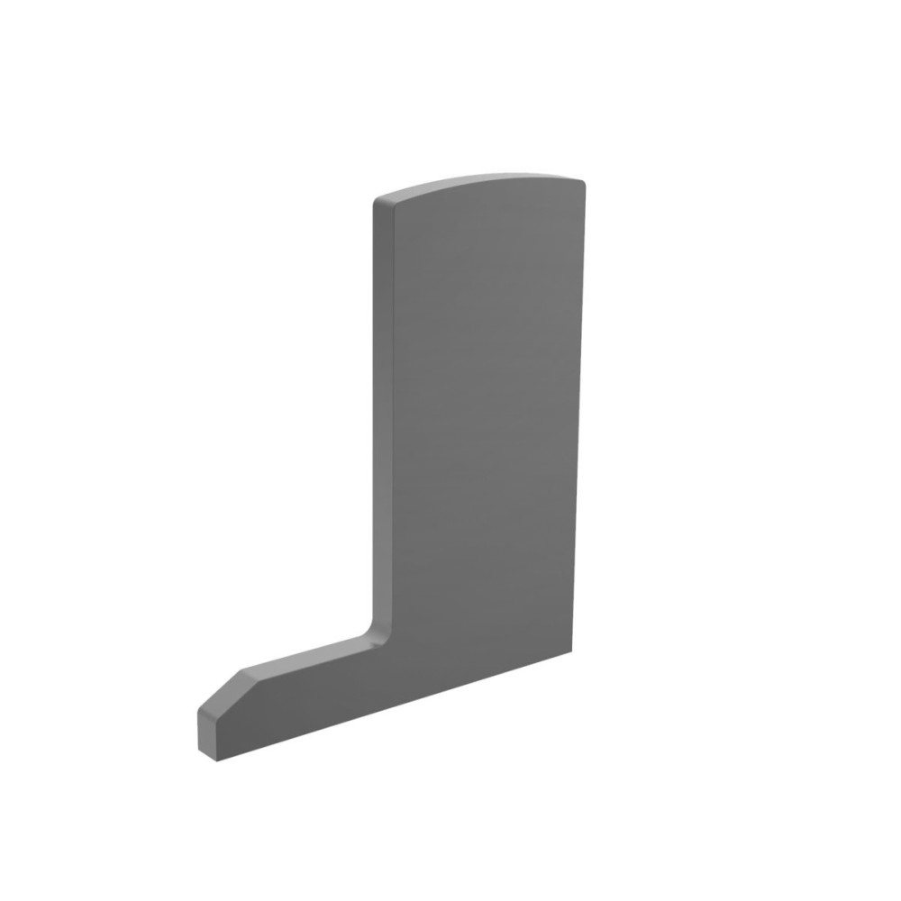 Płyta zaślepiająca do profilu AL/0006-ECO-RAL 7016