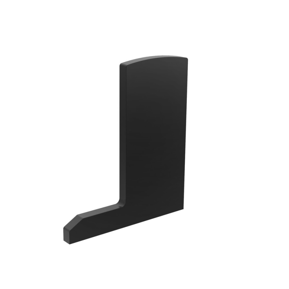 Płyta zaślepiająca do profilu AL/0006-ECO-RAL 9005