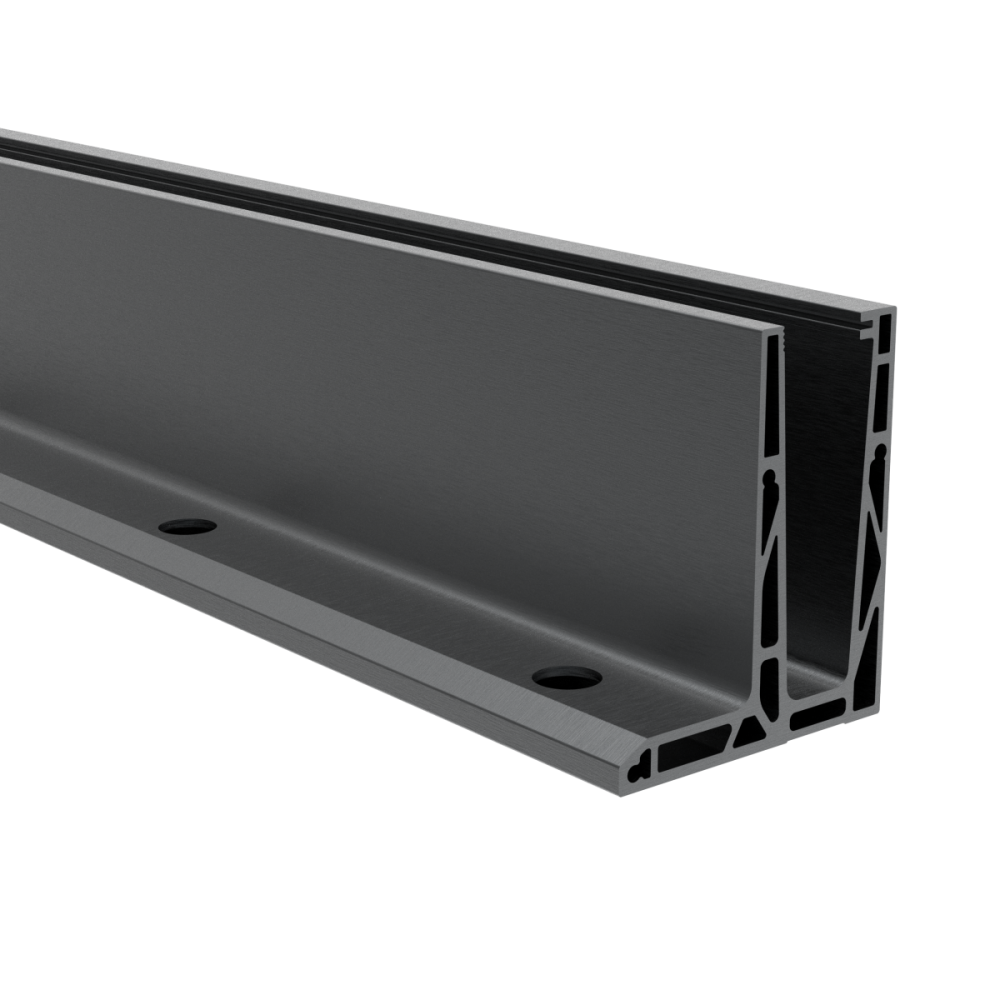 Kotwienie górne o profilu Balustrada całoszklana