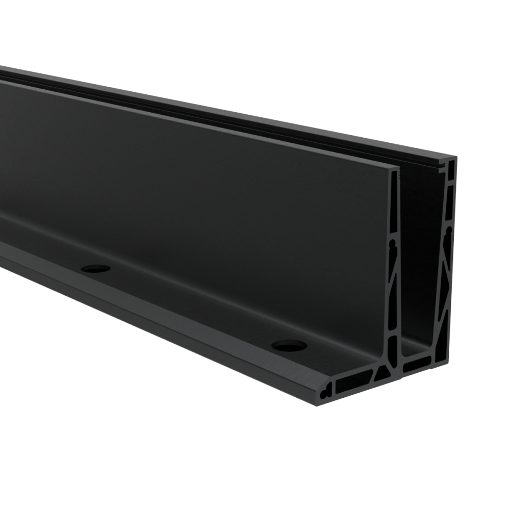 Kotwienie górne o profilu Balustrada całoszklana