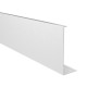 Listwa aluminiowa kryjąca boczny profil, satyna ELOX, długość 6000 mm