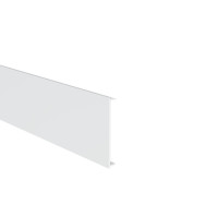 Szeroka szyna osłonowa do ogrodzenia. słupek 60x60-6000mm