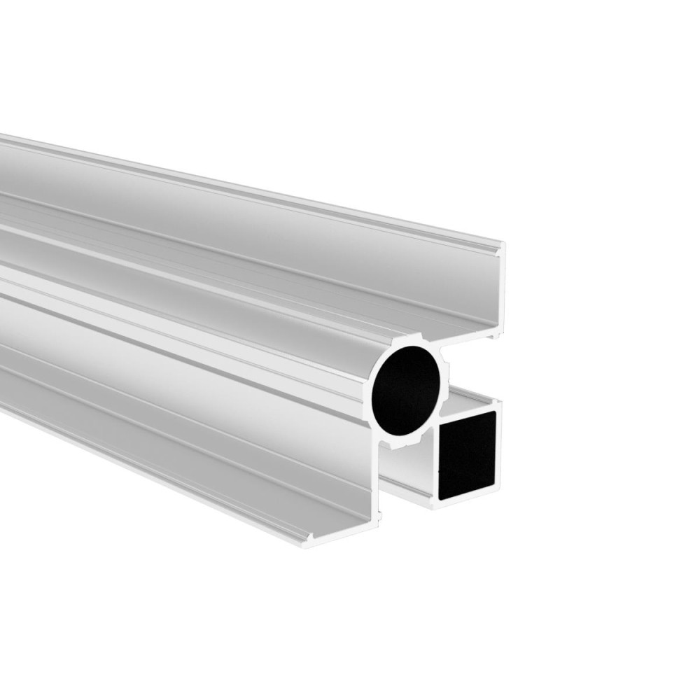 Słupek ogrodzeniowy aluminiowy narożny 60x60 - 6000mm