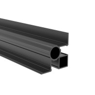 Słupek ogrodzeniowy aluminiowy narożny 60x60 - 6000mm