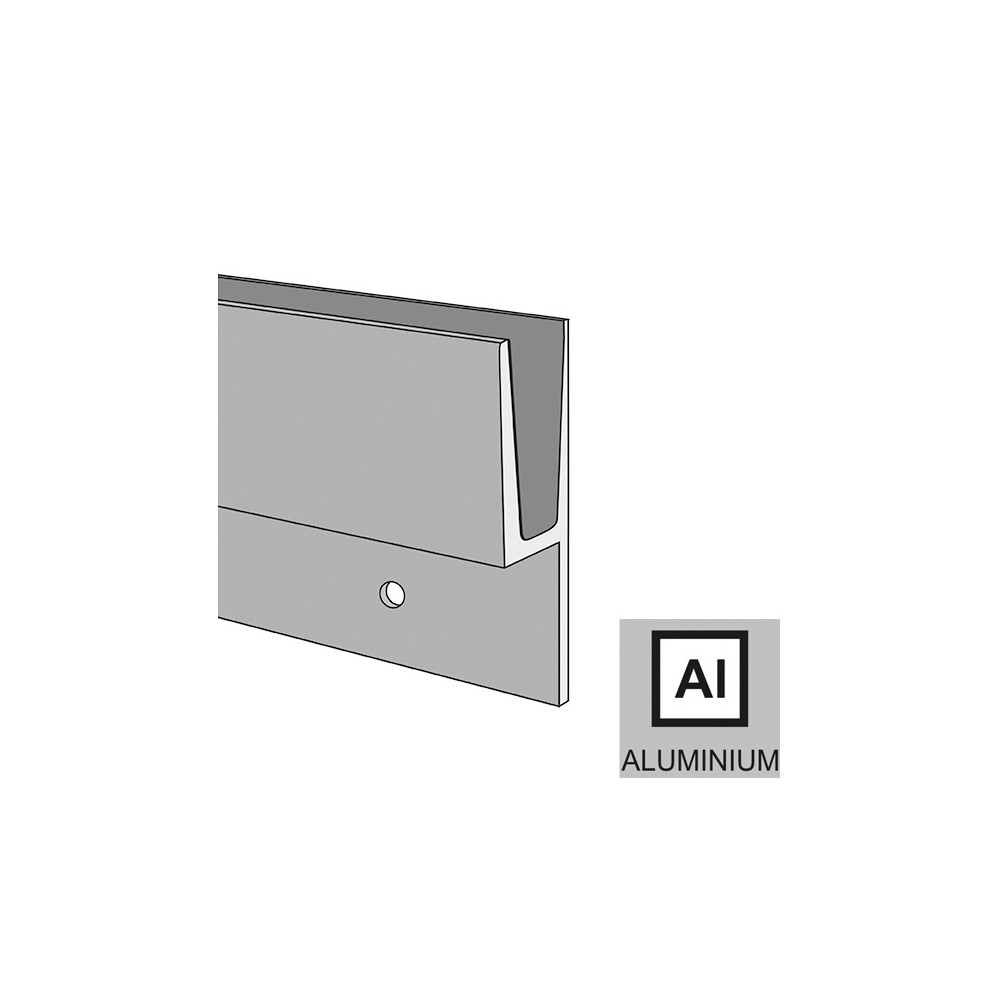 Kotwienie boczne balustrady całoszklanej