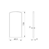 Osłona do profilu AL/0004-LIGHT-S-E