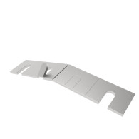 Profil balustrady z drenażem całoszklanym