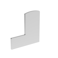 Puste miejsce na profil Al/0006-UNO-S-E + listwa maskująca