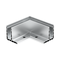 Balustrada-klakson wykonana w całości ze szkła. kotwienie górne profilowane