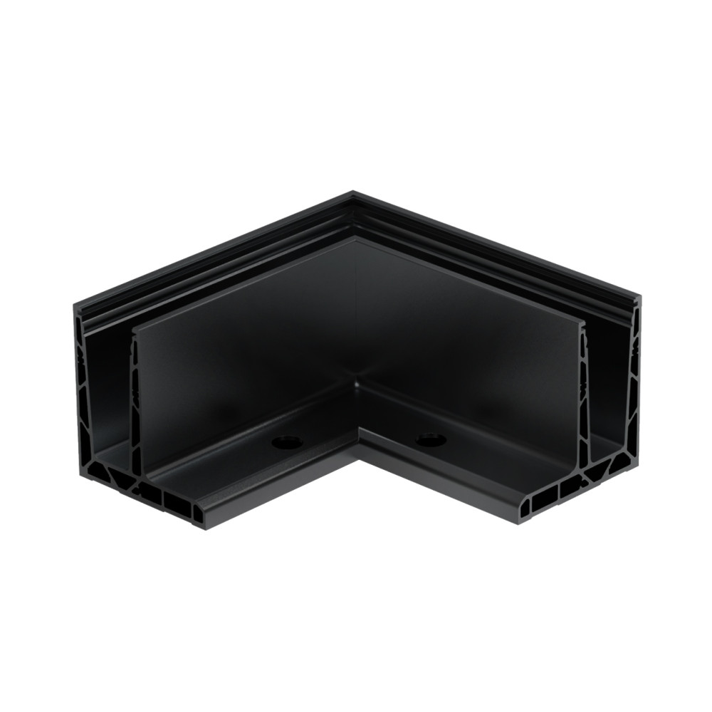 Balustrada-klakson wykonana w całości ze szkła. kotwienie górne profilowane