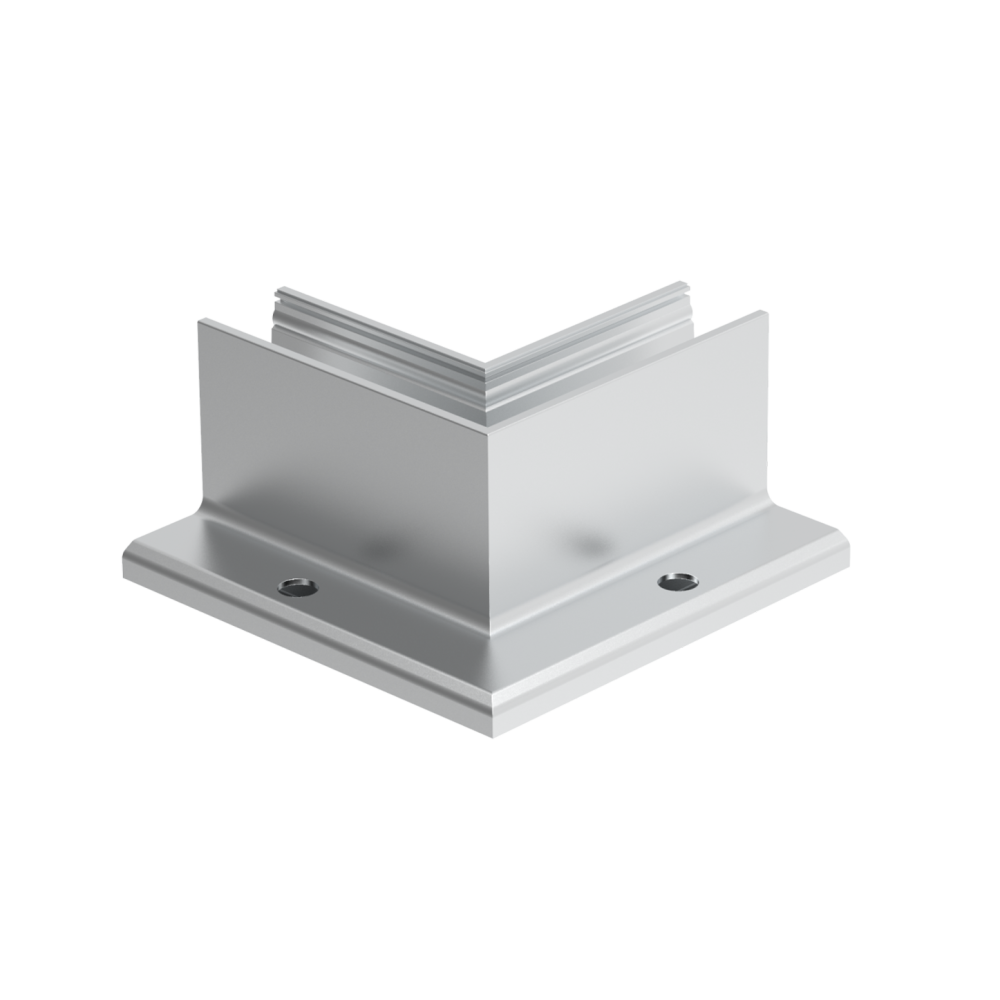 Balustrada-klakson wykonana w całości ze szkła. kotwienie górne profilowane