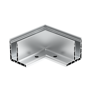 Balustrada-klakson wykonana w całości ze szkła. kotwienie górne profilowane