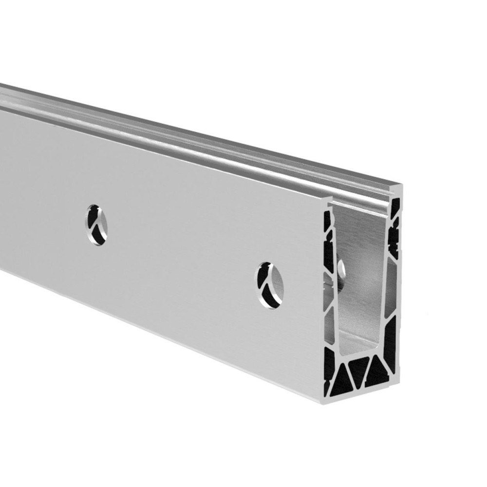 Balustrada całoszklana-profil Kotwienie boczne