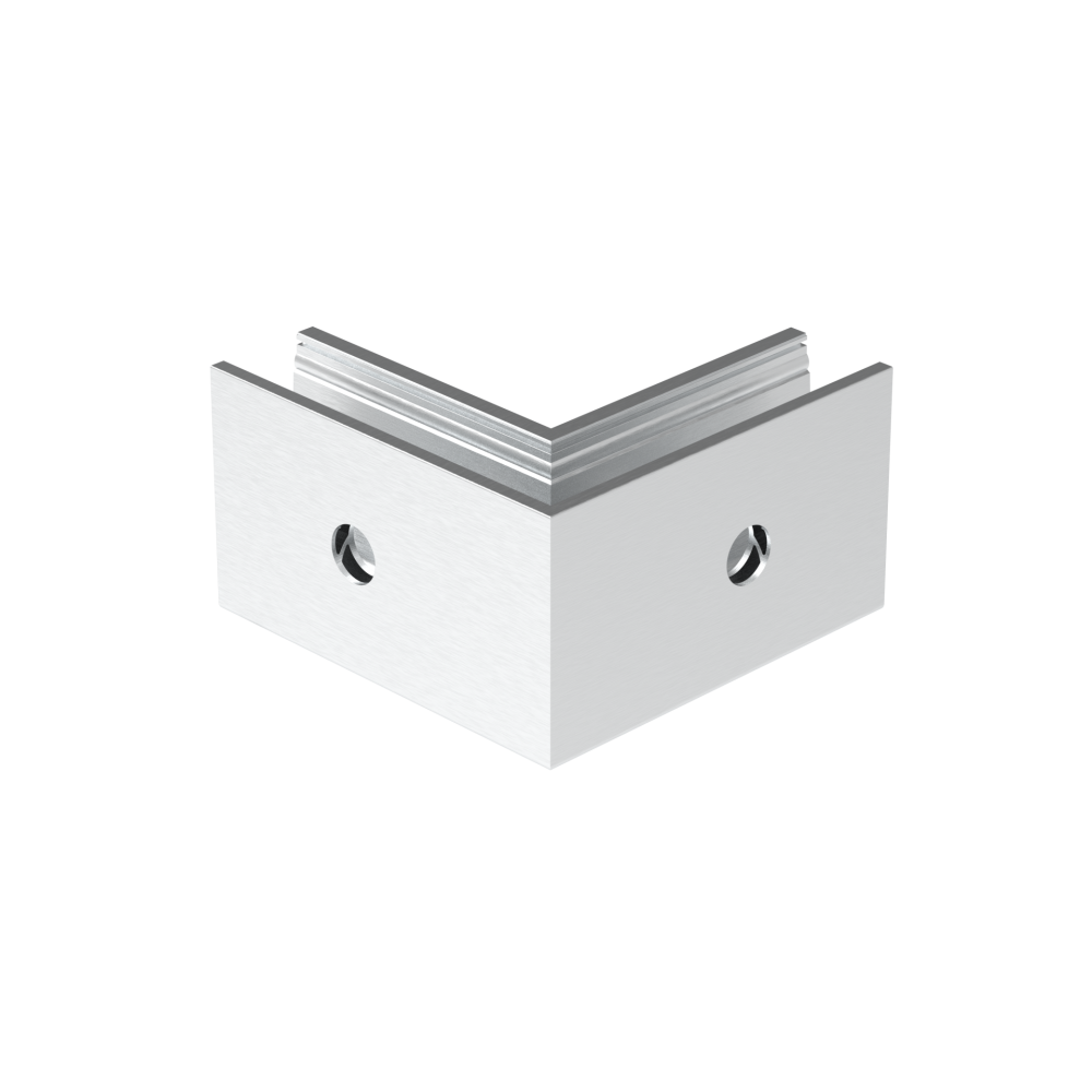 Kotwienie boczne balustrady całoszklanej