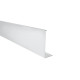 Listwa kryjąca do bocznego profilu U z aluminium satyna elox długość 5000 mm