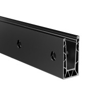 Balustrada całoszklana-profil Kotwienie boczne