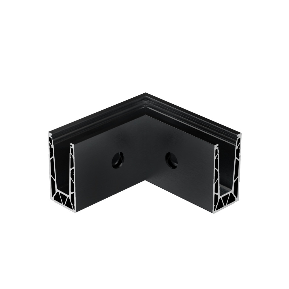 Kotwienie boczne balustrady całoszklanej