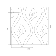 Design 3D sheet, t1,2mm - Zn