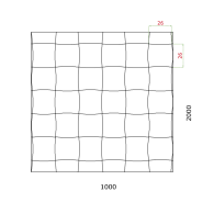 Design 3D sheet, t1,2mm - Zn