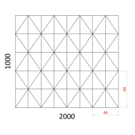 Design 3D sheet, t1,2mm - Zn