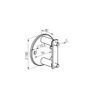 Kotwienie boczne okrągłe