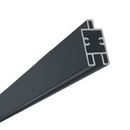 Aluminiowa przegroda dolna/dekoracyjna, 1820 mm antracyt do desek ogrodzeniowych WPC