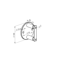 Kotwienie boczne okrągłe