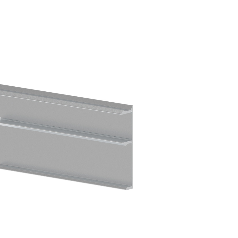 Aluminiowy adapter ogrodzeniowy do wypełniacza - szyna osłonowa 6000 mm