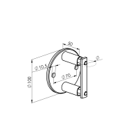 Kotwienie boczne okrągłe