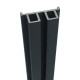 Listwa aluminiowa antracytowa do paneli dekoracyjnych 1750 mm