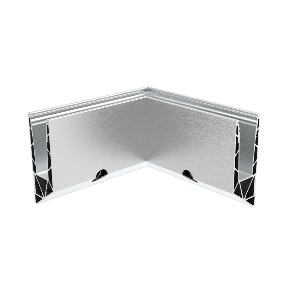 Kotwienie boczne balustrady całoszklanej