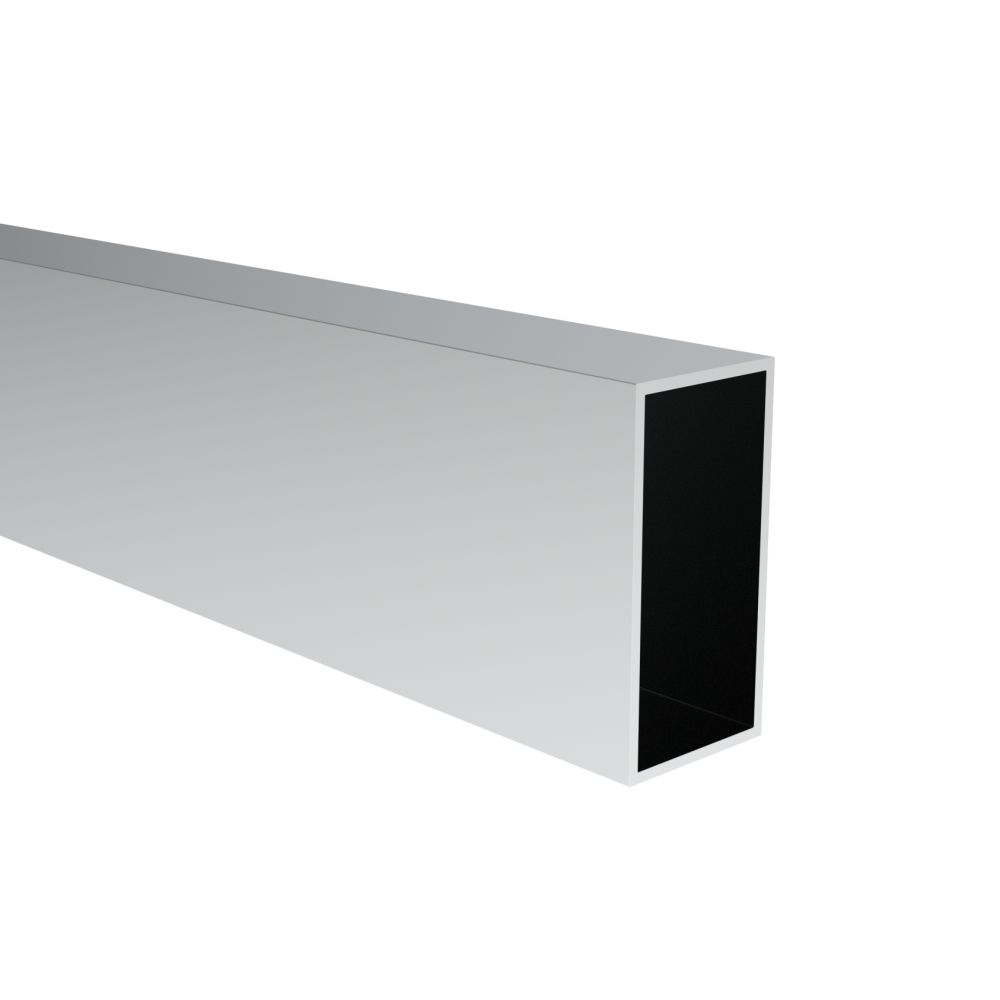 Prostokątny profil aluminiowy